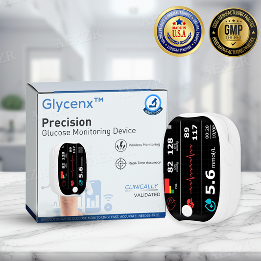 Glycenx™ Precision Glucose Monitoring Device [𝟡𝟡% Accuracy] | No More Finger Pricks!💕