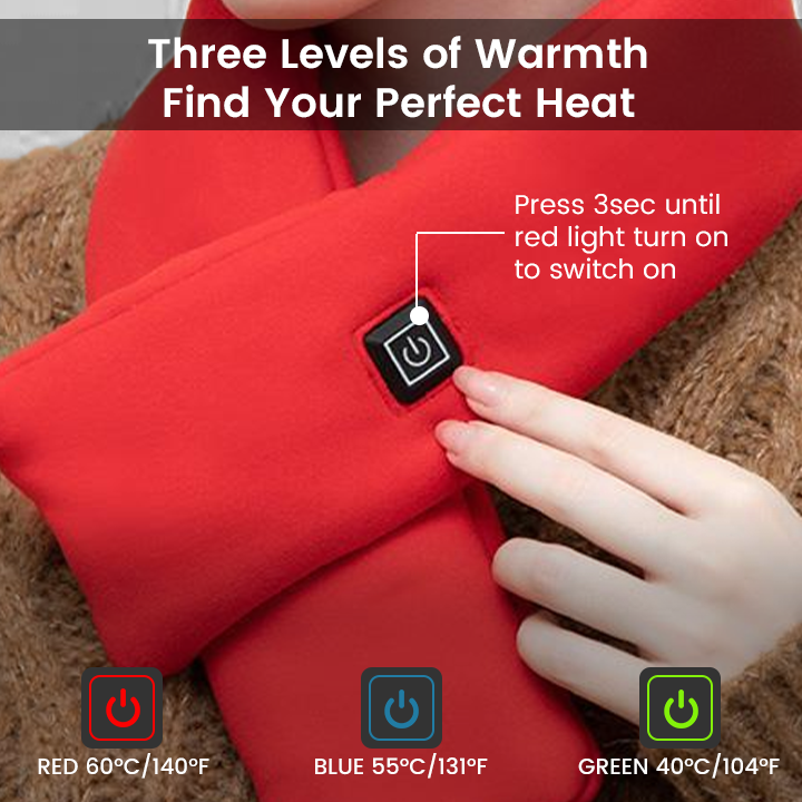 Ceoerty™ SmartTherm Electric Heated Scarf