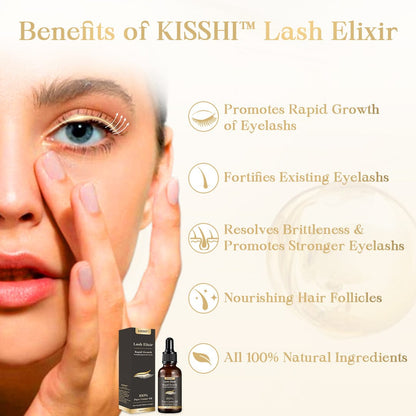 KISSHI™ Lash Elixir Rapid Growth Strengthening Eyelash Serum